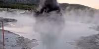 Yellowstone Explosion at Black Diamond Pool Surges Twice in 2 Days