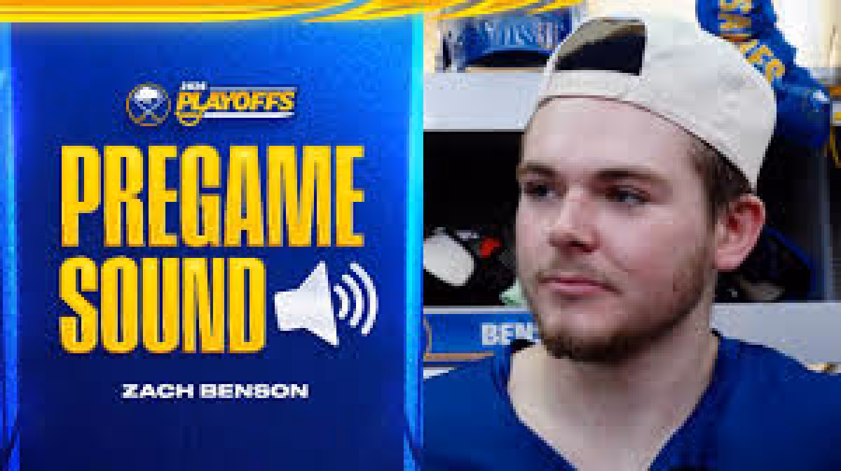 Zach Benson scores first playoff point as Sabres rout Bruins 6-1 in Game 4