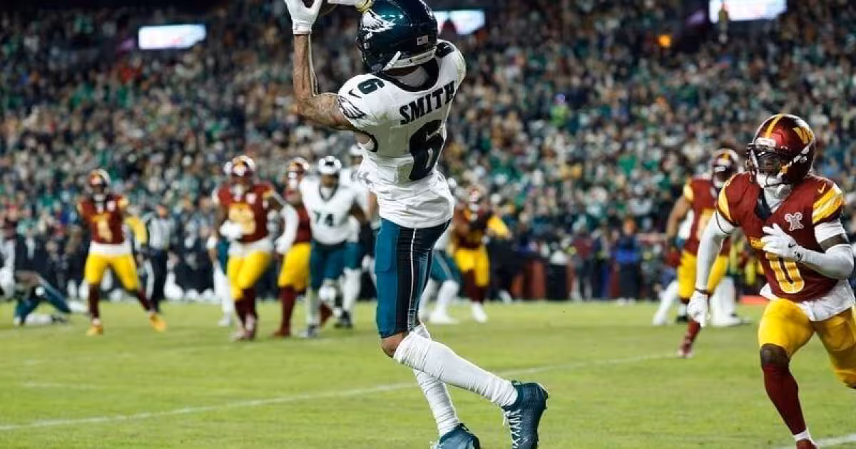 DeVonta Smith on A J Brown trade talk: 'I just go out there and do my job'