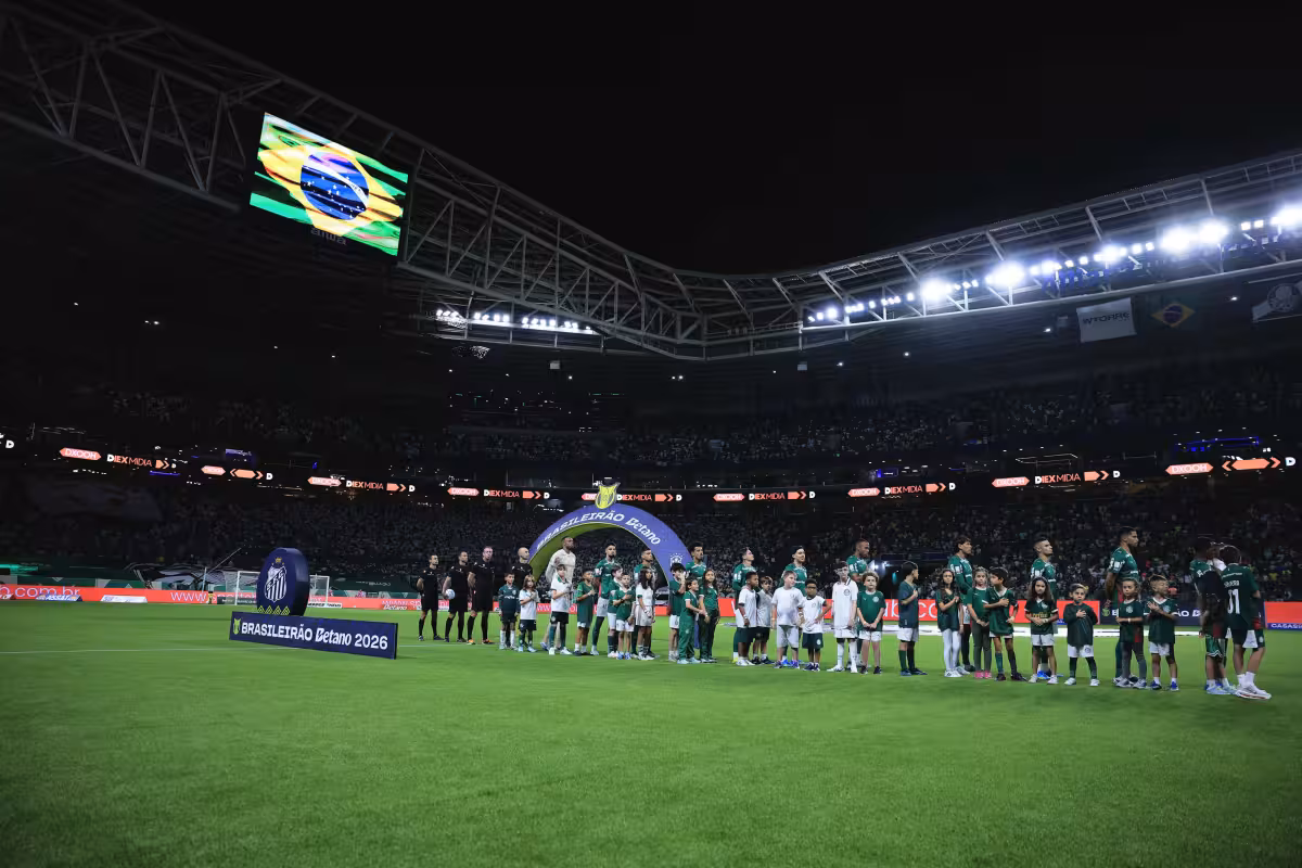 Palmeiras Vs Santos starts late after visitors arrive behind schedule