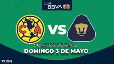 América - Pumas: Liguilla quarterfinal set for Sunday at Estadio Banorte