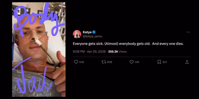 'Drag Race' star Katya sparks concern with hospital photo: 'I'm in body jail'
