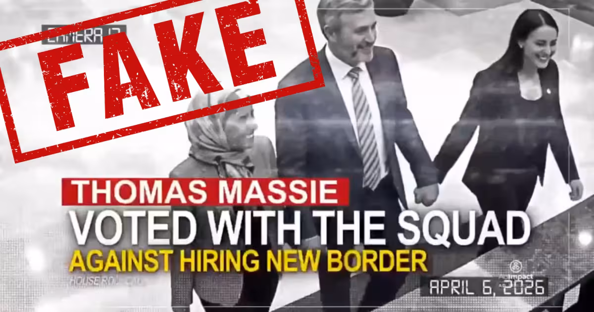 Thomas Massie hit by AI ad as Kentucky GOP primary turns nasty