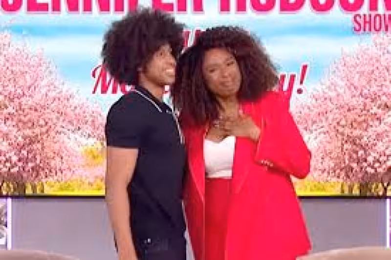 Jennifer Hudson Sobs as Her Son David, 16, Surprises Her On-Air for Mother's Day with a Sentimental Gift