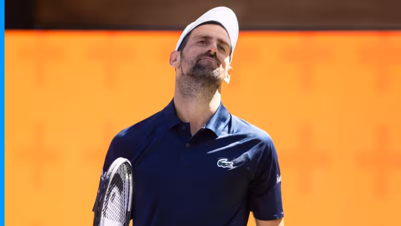 Novak Djokovic suffers setback right before first Italian Open match