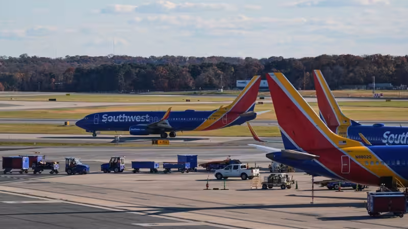Southwest planes clip wings at BWI