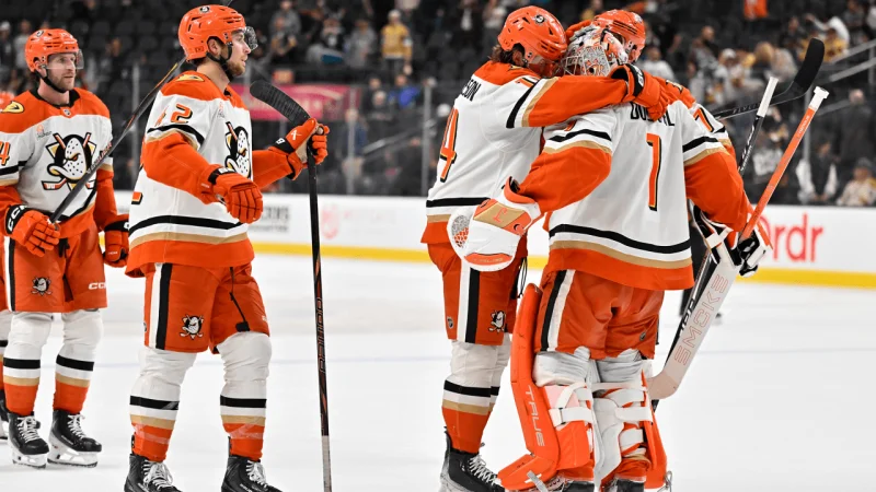 Golden Knights Vs Ducks: Anaheim Evens Series With 3-1 Game 2 Win