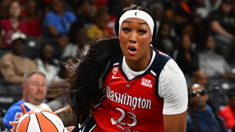 Shakira Austin sidelined as Mystics open 2026 season after McMahon injury